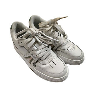 Lacoste L001 0321 Women's White Leather Athletic Runners Sneakers Size 5.5 EU 36